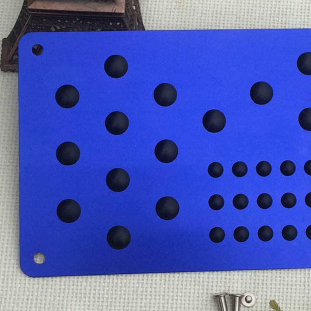 QIXIAMO Car SUV Floor Mat Foot Heel Scuff Plate -Slip Carpet Automobile Alloy Wear Plate Anti-Skid Pad — view 6