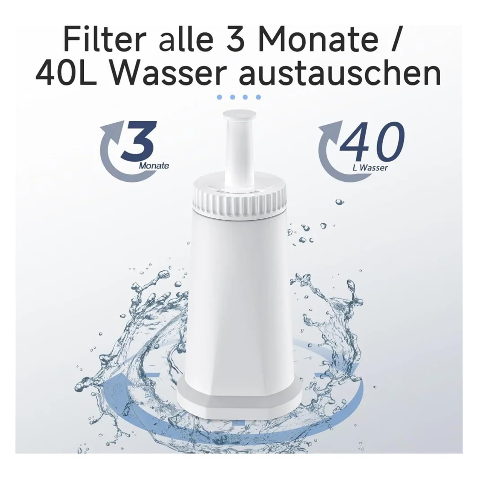 Cartouches De Filtre À Eau De Remplacement, Compatibles Avec Les Machines À Café Sage Et Les Machines À Expresso BES810, SES870, SES875, SES876, SES878, SES880, SES881(4pcs)