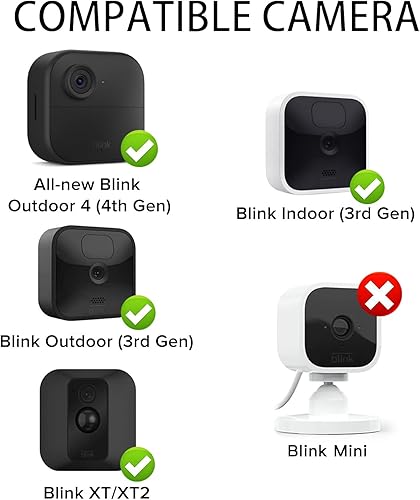 Miniatura 3 de Paquete de 3 cargadores de panel solar compatibles con Blink Outdoor 4 (4 generación)(3 generación) y Blink XT2XT, IP66 resistente a la intemperie,