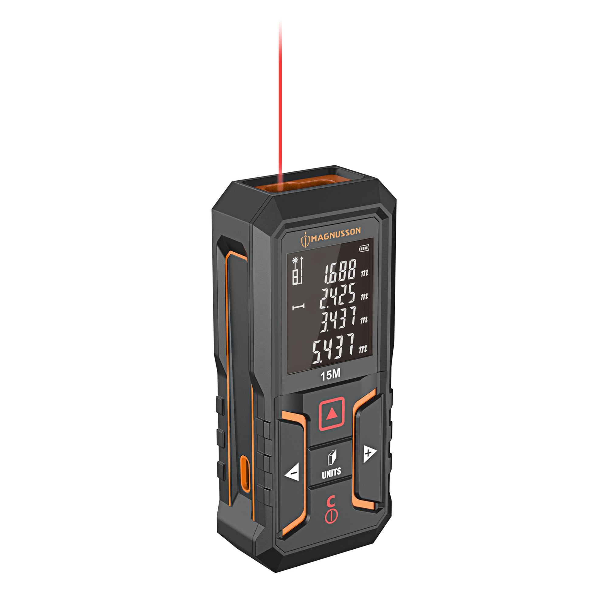 Magnusson Télémètre Laser Rechargeable 15 m USB-​C