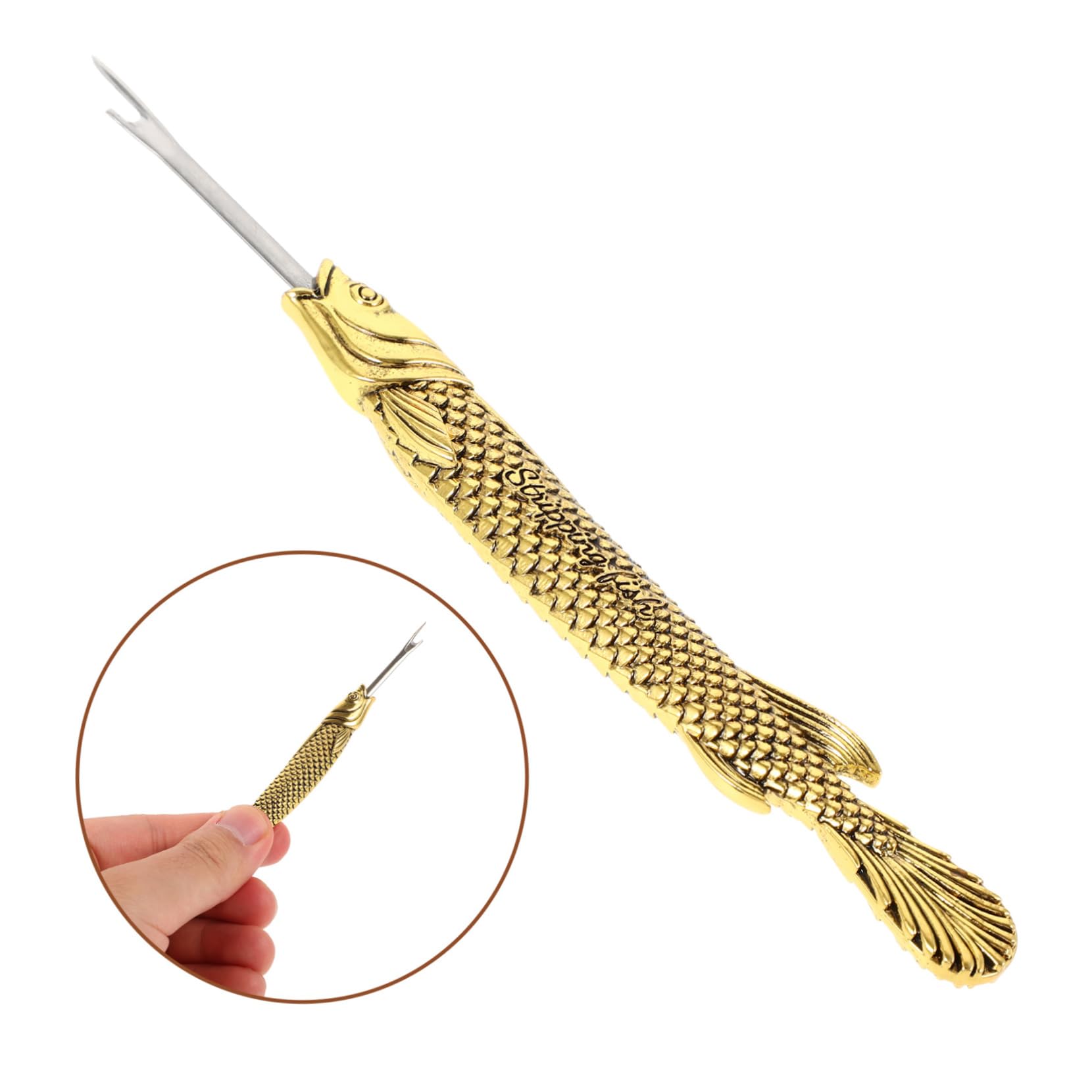 DOITOOL 3 Piezas Desgarrador de costuras herramienta para quitar hilos bordado herramienta de enhebrado de coser y costura de costura impecable Rippers de costura versátiles Metal Dorado