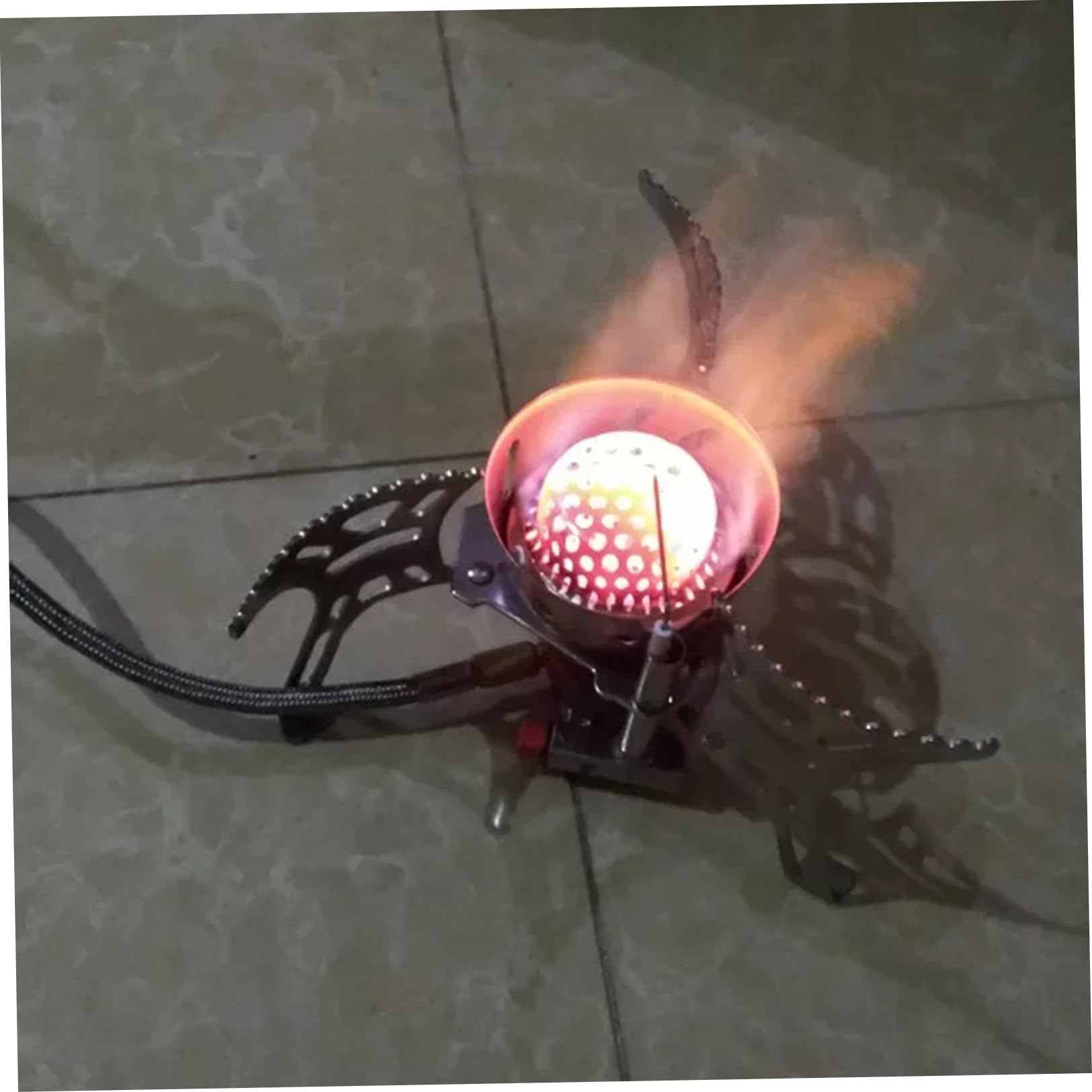 Toyvian Réchaud à Gaz de Camping de Camping Brûleur Portable pour Cuisine Plein Air Randonnée