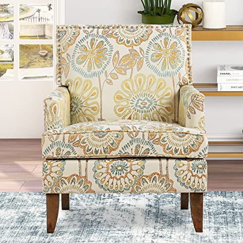 Sillón Floral de Tela Plegable Color Floral miniatura 1