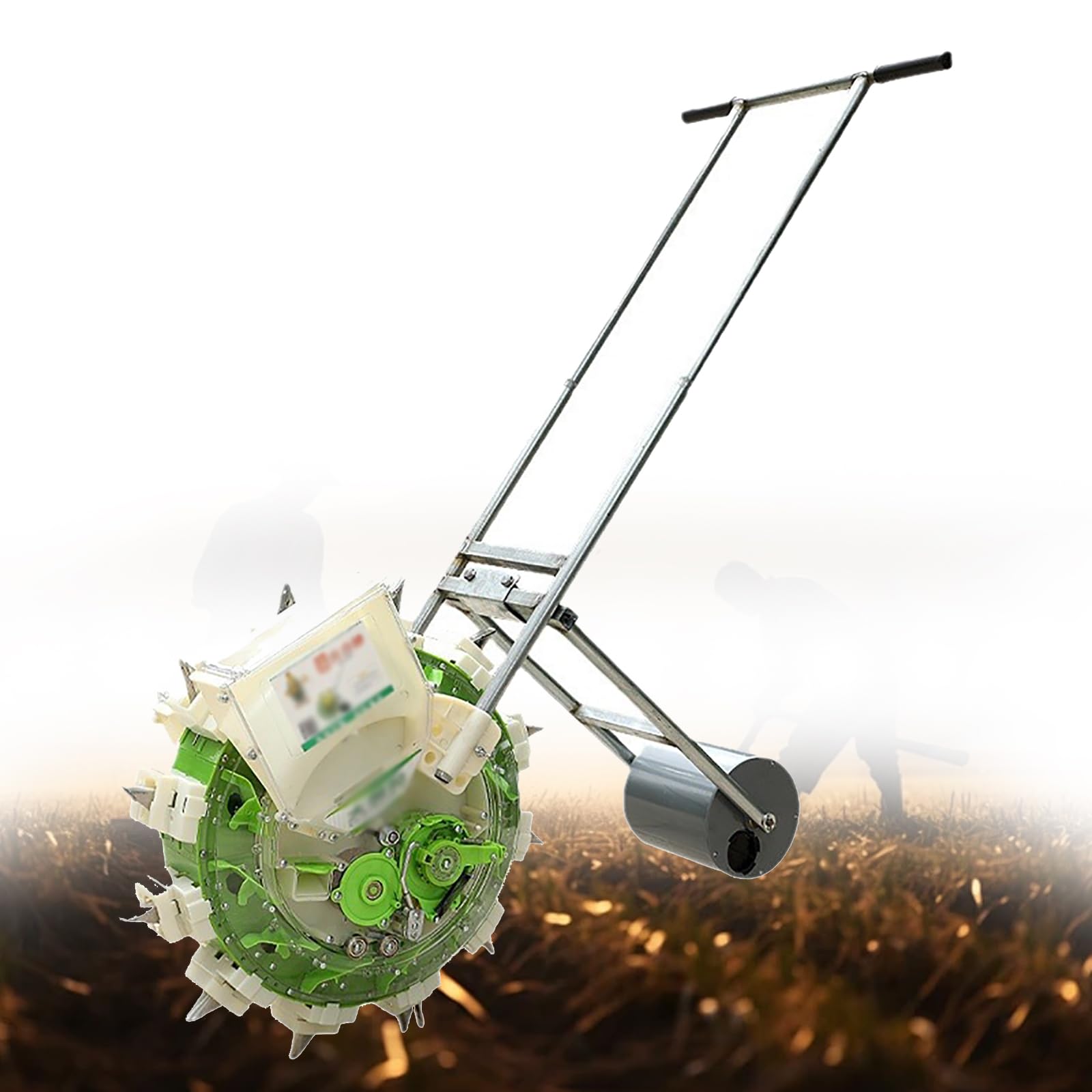 Seminatrice da giardino portatile, spaziatura e quantità di grani regolabili, fioriera per arachidi di soia in cotone, per pianure, serre