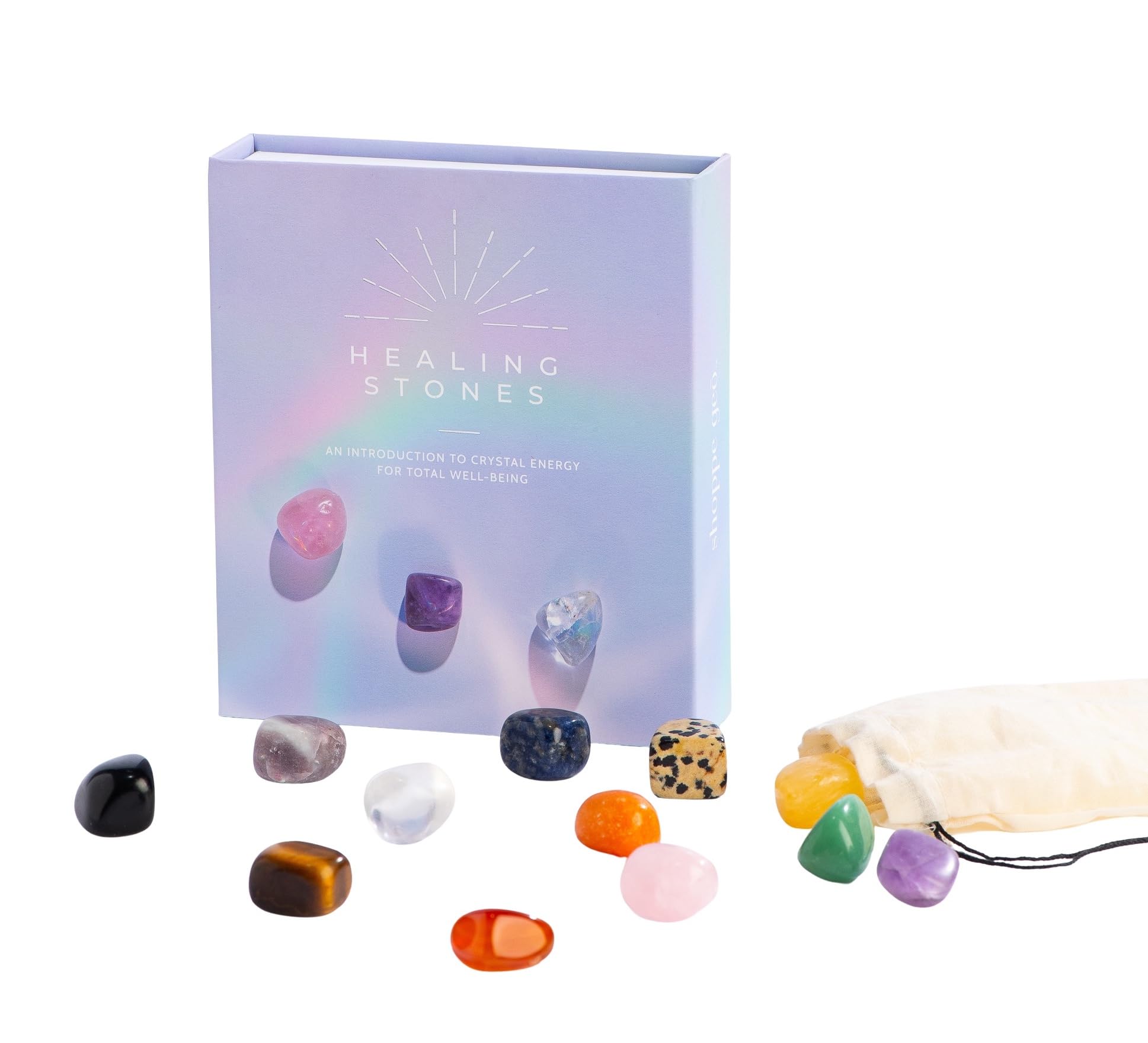 Amazon.com: Shoppe Geo Crystal Collection Healing Stones Set