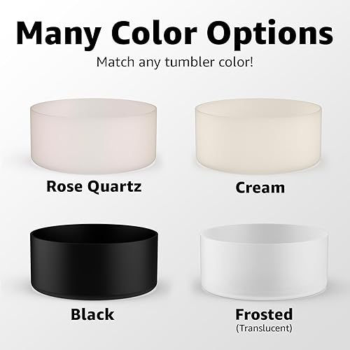 Miniatura 6 de Jmoe USA Bota para vaso Stanley Quencher H2.0 FlowState de 64 onzas con asa, silicona sin BPA, protector de manga para la parte inferior de la taza,