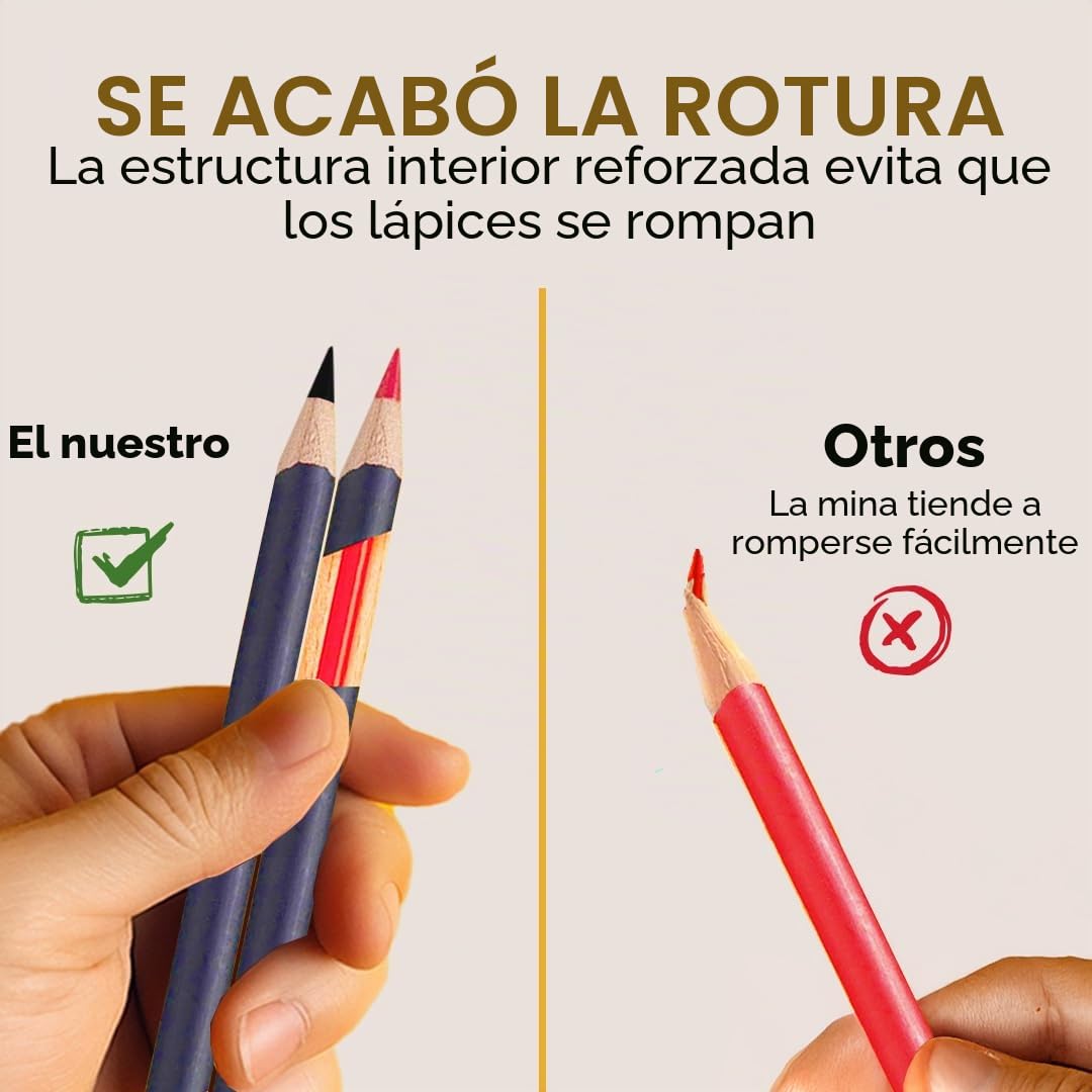 Castle Art Supplies Gold Standard - Juego de 120 lápices de colores con base de aceite de calidad que se mantienen más afilados, más resistentes contra la rotura, para artistas adultos, coloristas, en
