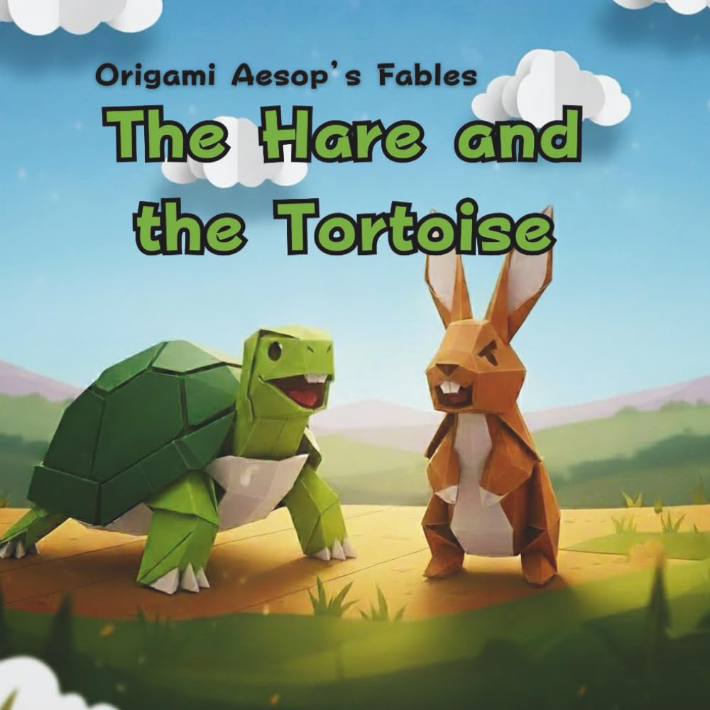 The Hare and the Tortoise: Origami Aesop's Fables