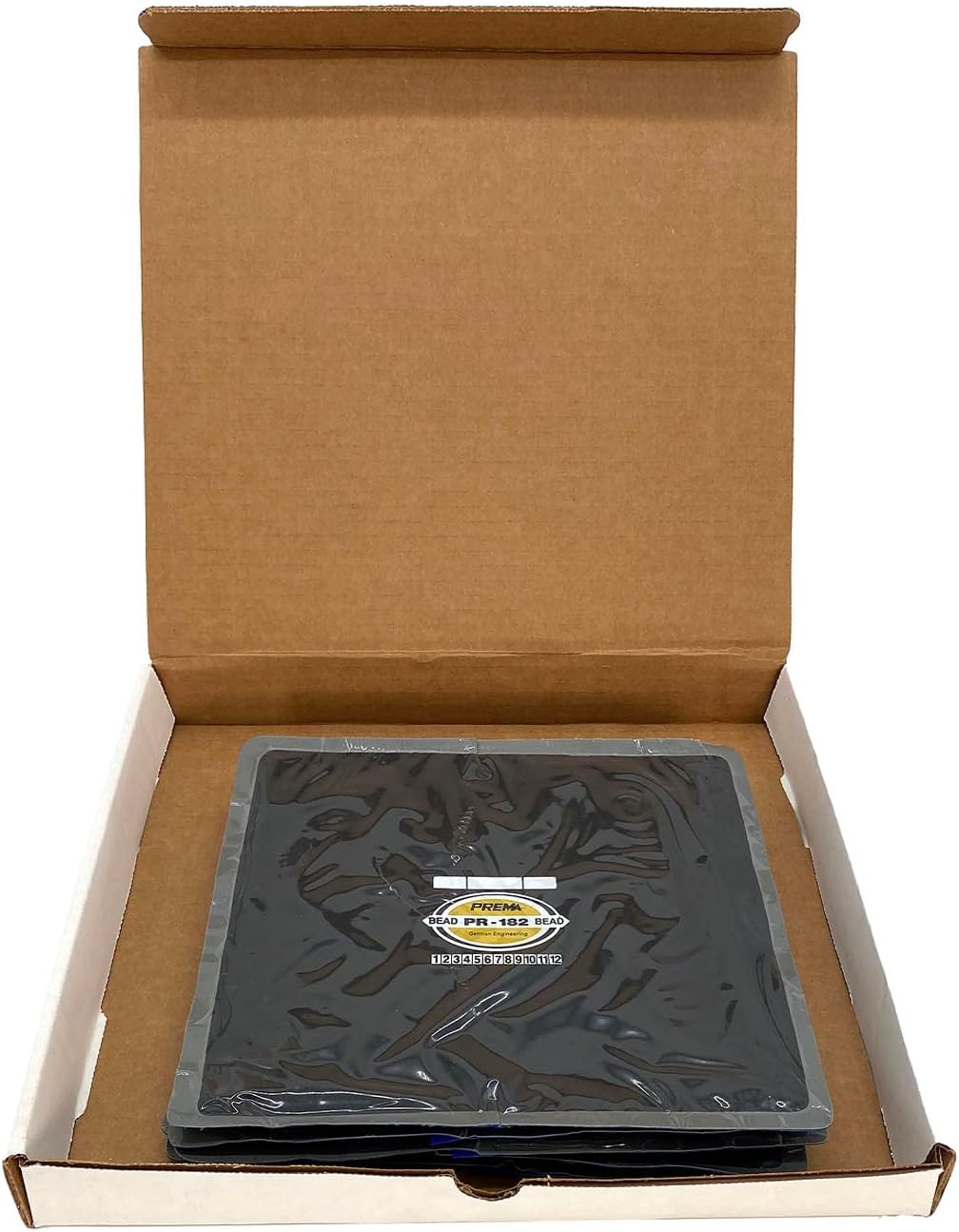 PREMA PR-182 Radial Tire Patches - Radial Agricultural Tire Repair Patches - 9-3/4 x 7-3/4 inch 3 Ply Vulcanizing Tire Patches - 5 Per Box