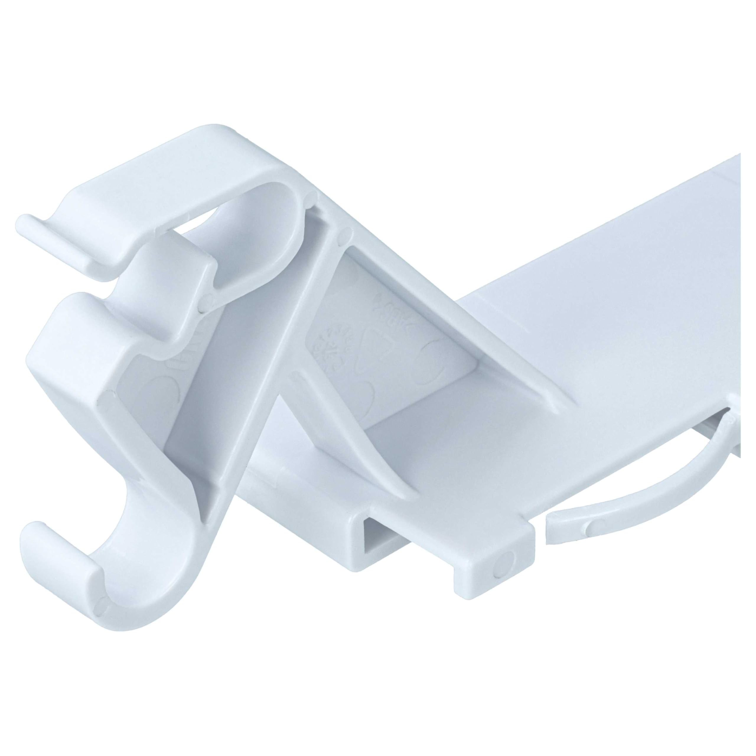 vhbw Cerniera destra compatibile con Zanussi ZBB28442SV, ZBF22451SA congelatore, frigorifero combinato - cerniera porta per vano freezer