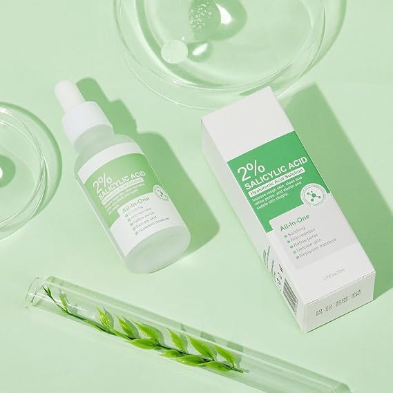Salicylic Acid Solution (30 mL), Salicylic Acid 2% Solution, Gentle Exfoliating Serum for Smoother & Clearer Skin, Daily Use Facial Serum (1.05 fl oz)