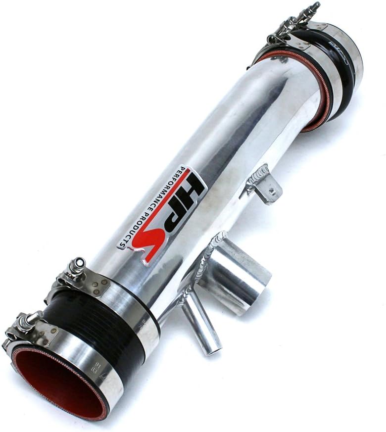 HPS Performance Polish Air Intake Pipe (Post MAF Cool Short Ram) Compatible for 2014-2015 Lexus IS250 2.5L V6 F-Sport, 27-559P
