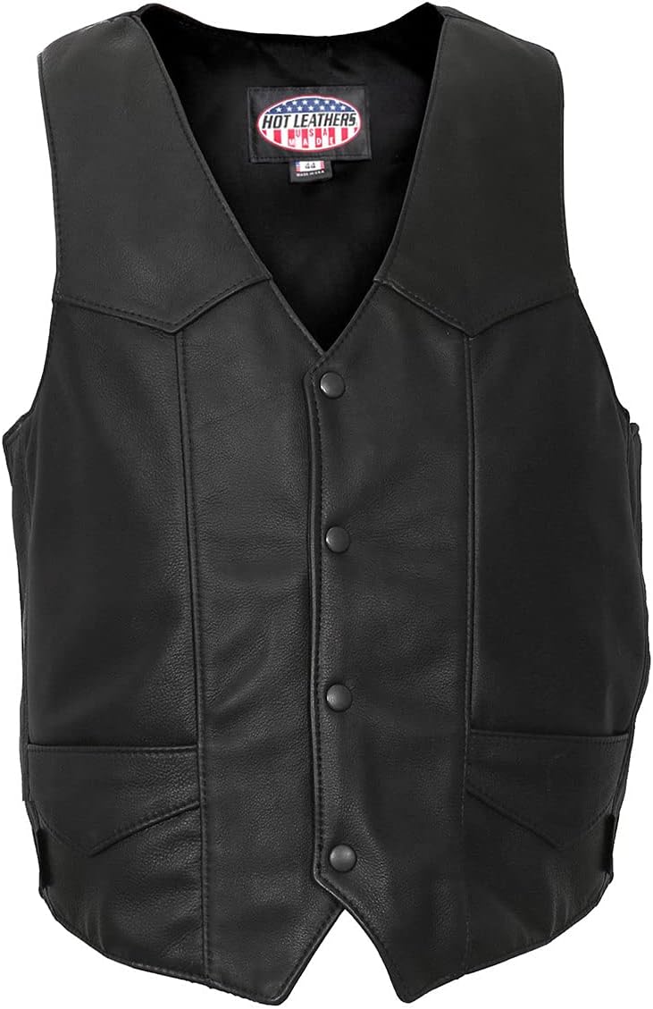 hot leather vest