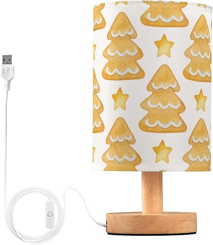 Miniatura 2 de Table Lamps Led Lamps Cylinder Sweet Ginger Christmas Tree Cookies Table Lamp for Girls Patio