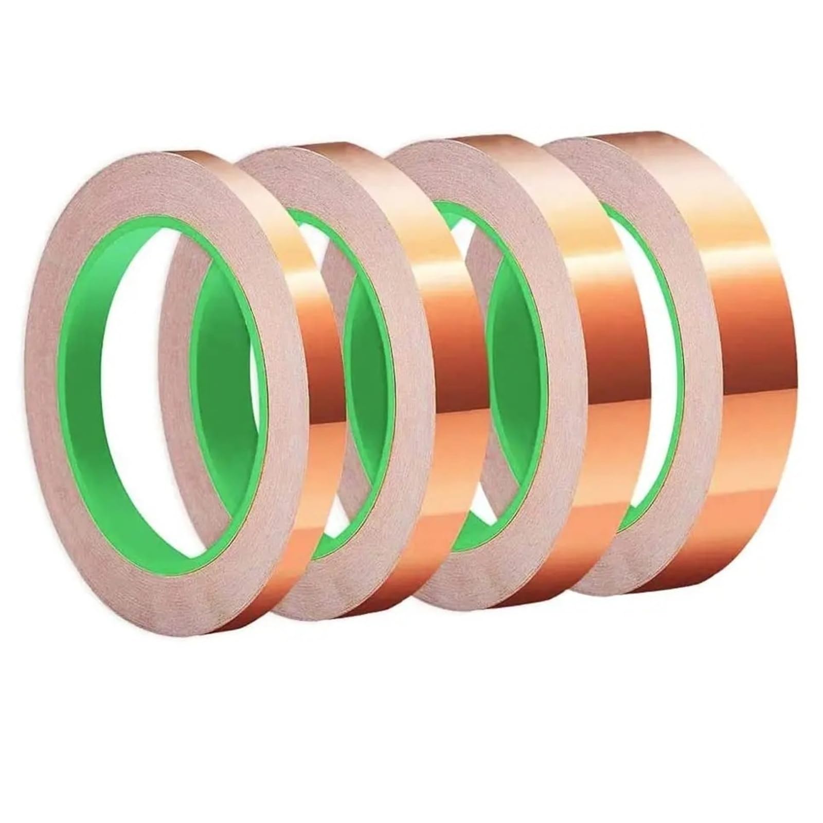 Nastro Adesivo in Lamina di Rame | Dimensioni multiple 10-25M Lunghezze 3-50mm Larghezze for schermatura elettronica Vetrate fai-da-te(20M-40MM)