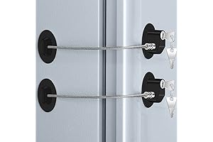 2 Pcs Fridge Lock, Refrigerator Lock for Children, Mini Fridge Locks for...