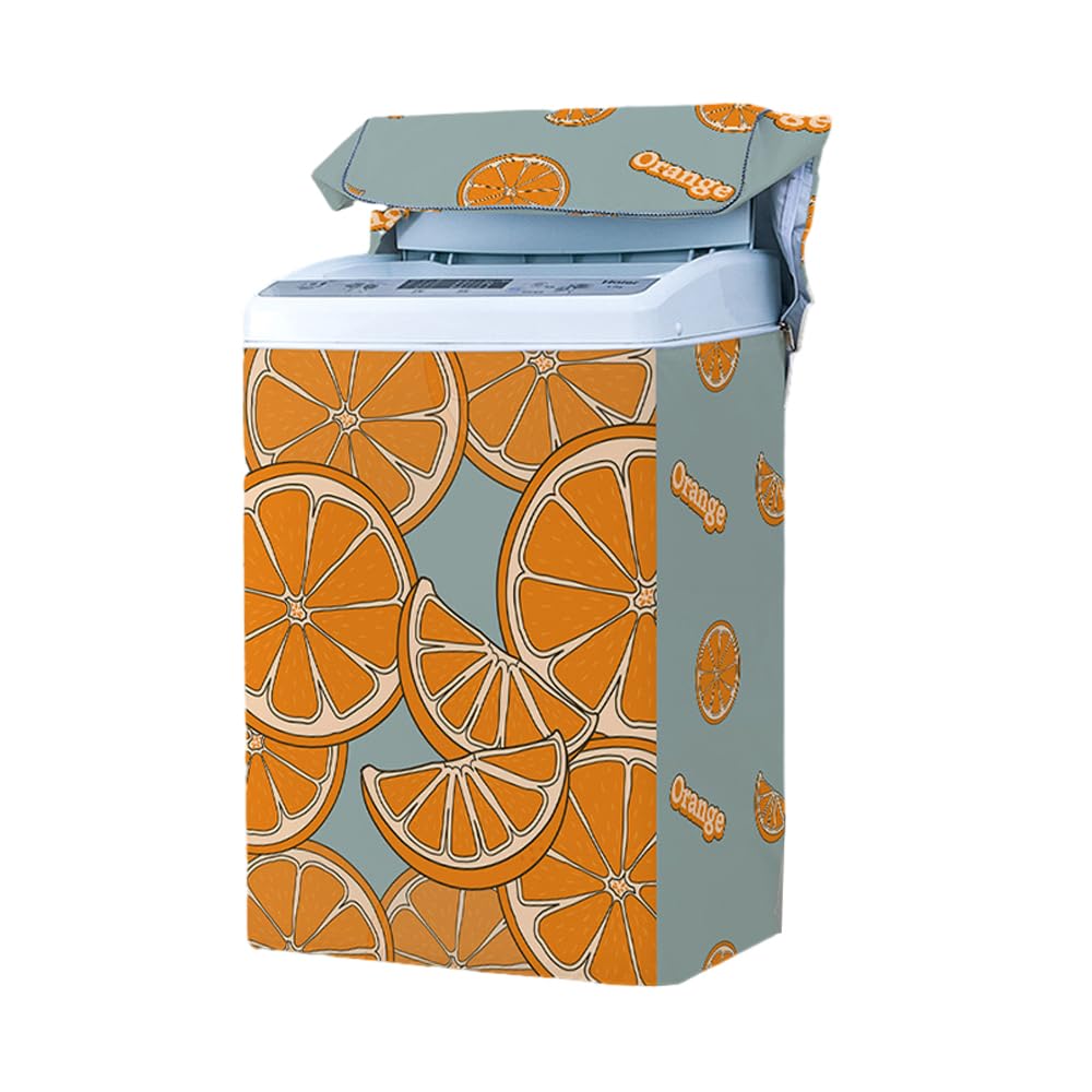 Odot Waschmaschinenabdeckung Wasserdicht & Staubdicht – Für Frontlader, Größe M (60x85x60 Cm) | Mit Reißverschluss, Oxford-Material