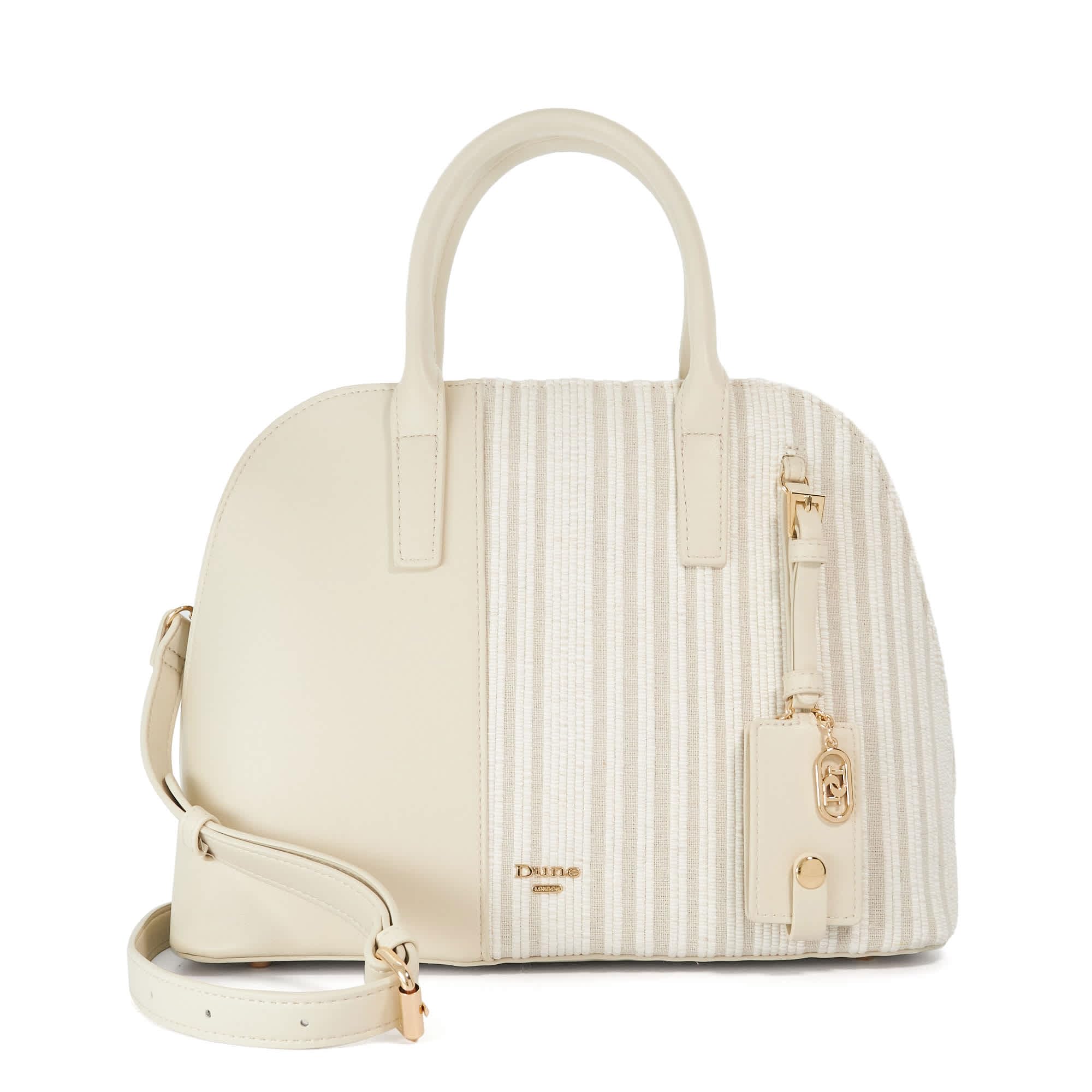 Dune London - Women's Tote Bag - Ecru - Gold