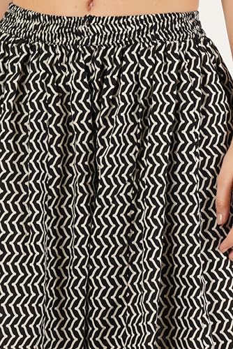 Image of COTLAND Fashions Jaipuri Cotton Printed Flared Palazzo Pants for Women