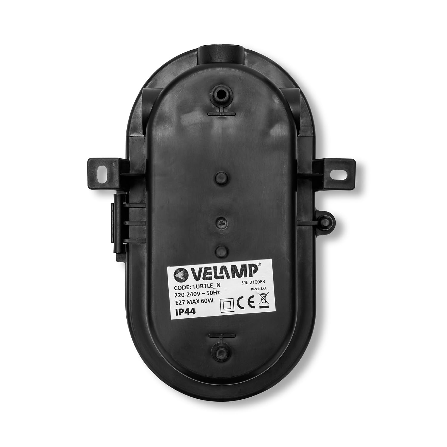 Velamp turtle-n Casa, Negro