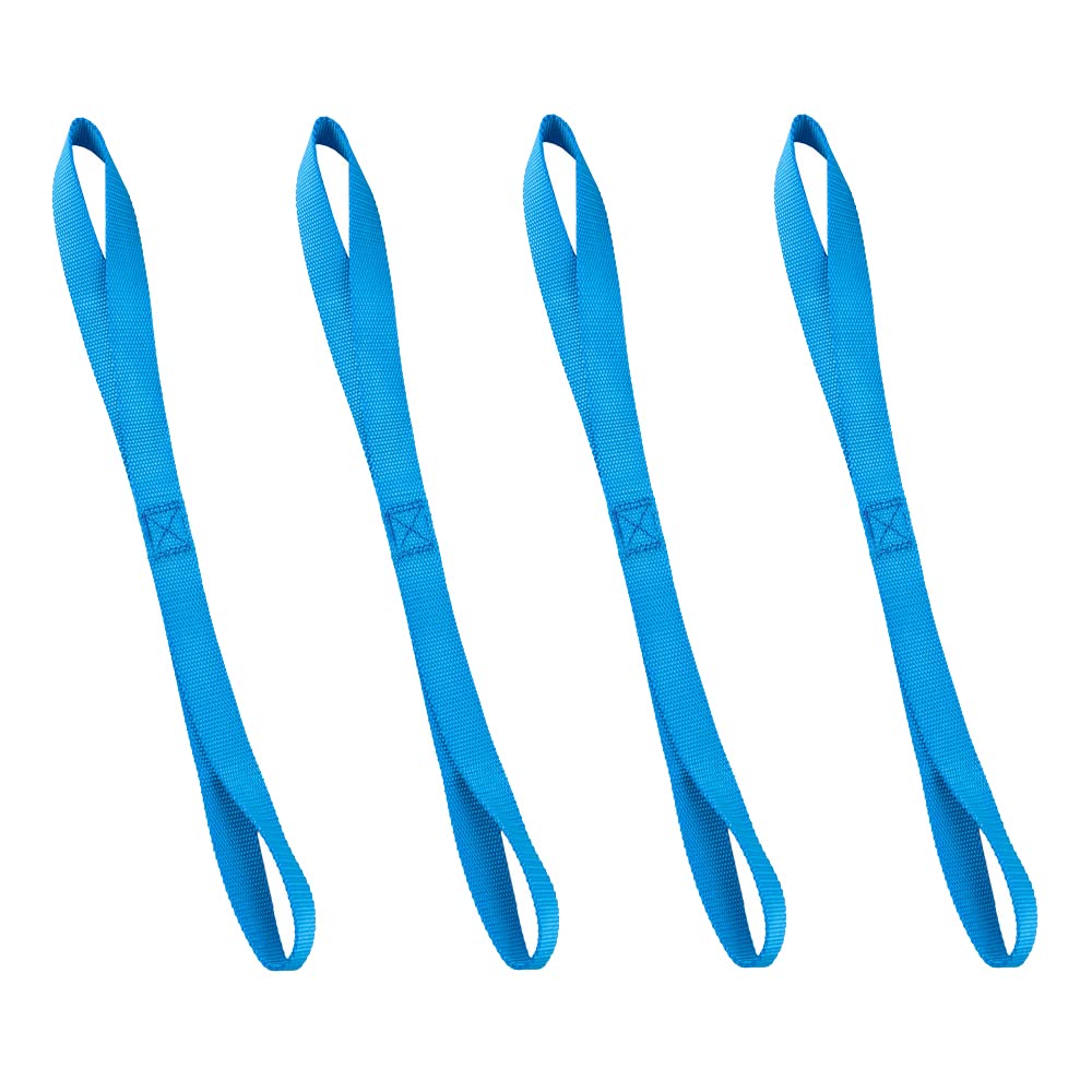 Emgo tiedowns 18 suave touch tie down extensiones azul pack de 4 3