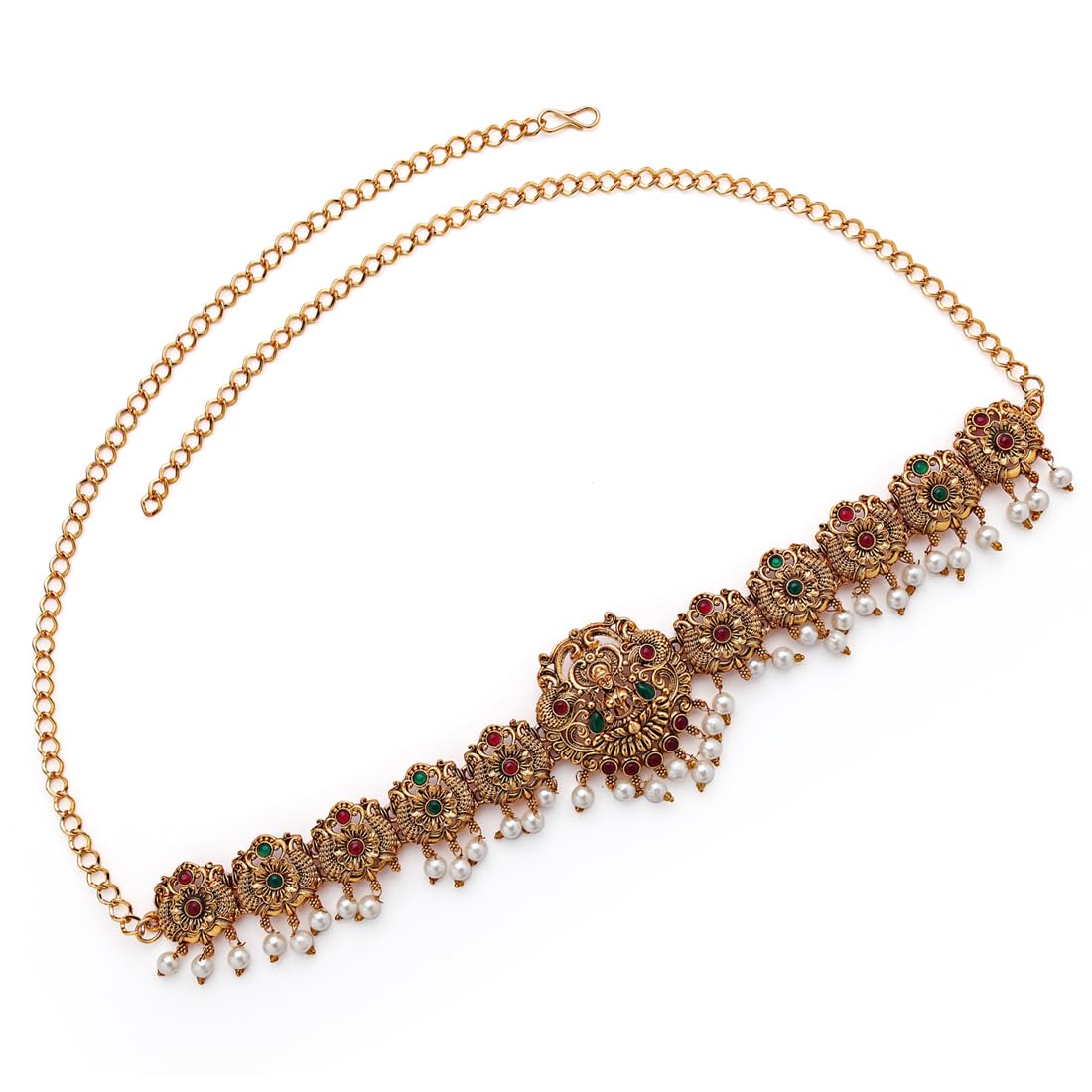 Kamar Band for Women Kamarband Kamarbandh for Saree Wedding Lehenga Belly Chain Temple Jewellery Set Latest Stylish Design Fancy Traditional (16961kb)