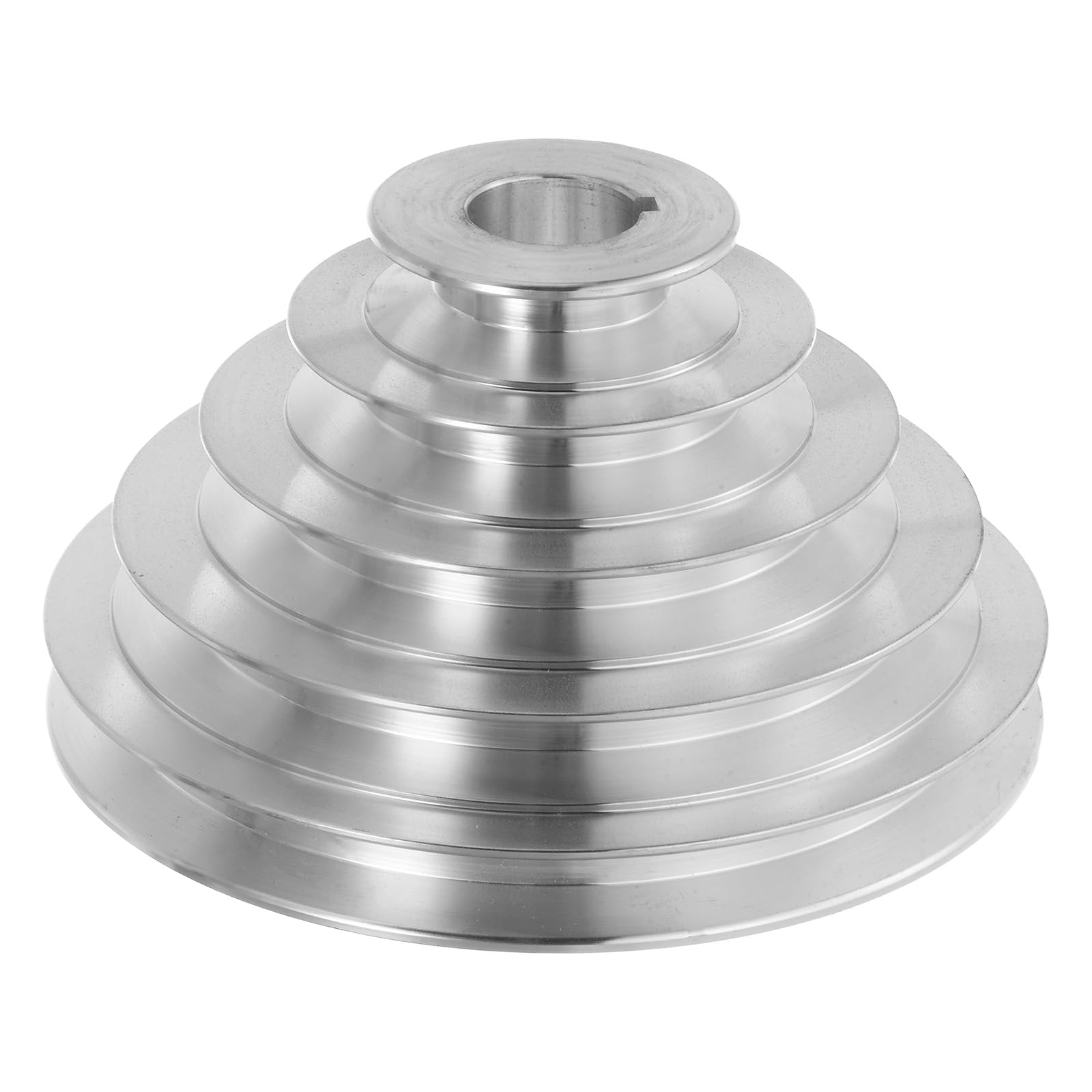 QUARKZMAN Alluminio A-Tipo 5 Passo Puleggia Ruota 25mm Foro 55-150mm Esterno Dia per A-Tipo V-Cinghia 12,7mm Cinghia Larghezza