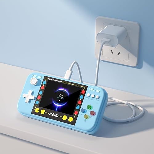 Miniatura 6 de Handheld game console, Preloaded 500 Retro Video Games with 3.0 LCD Screen, Rechargeable Battery Mini Arcade Electronic Toy Gift for Boys & Girls