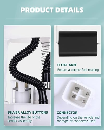 Miniatura 3 de SCITOO Compatible con bomba de combustible E7199M Montaje eléctrico de alto rendimiento apto para Jeep Liberty