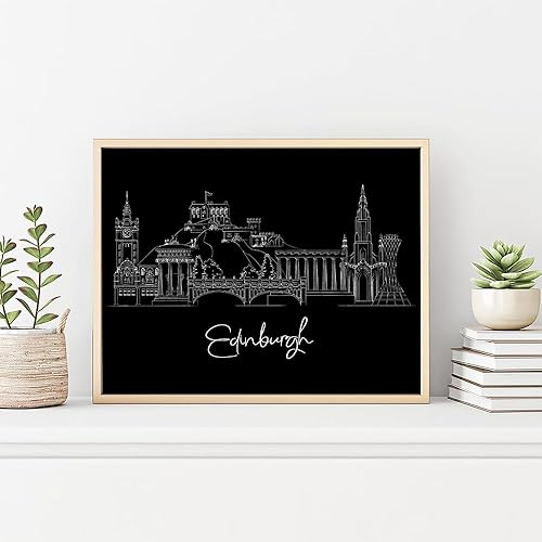 Vista 239 de TJ Originals - Barcelona, Madrid y España vistas de la ciudad, arte de pared ilustrado a mano, decoración de pared de sala de estar - Pósteres