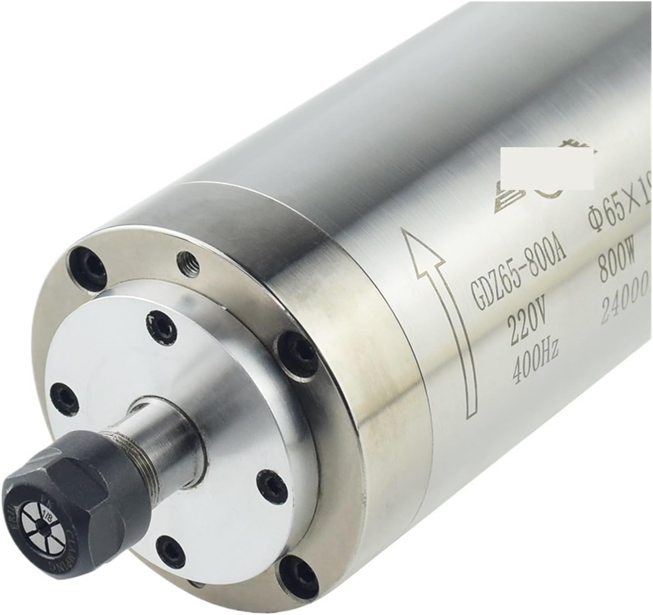 800W water-cooled spindle motor ER11 diameter 65 * 195mm 4 bearings 220V