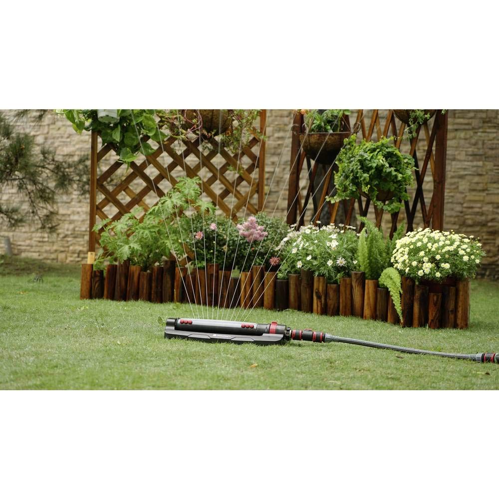 TOOLCRAFT 1561112 Arroseur oscillant 418 m² (Max.)