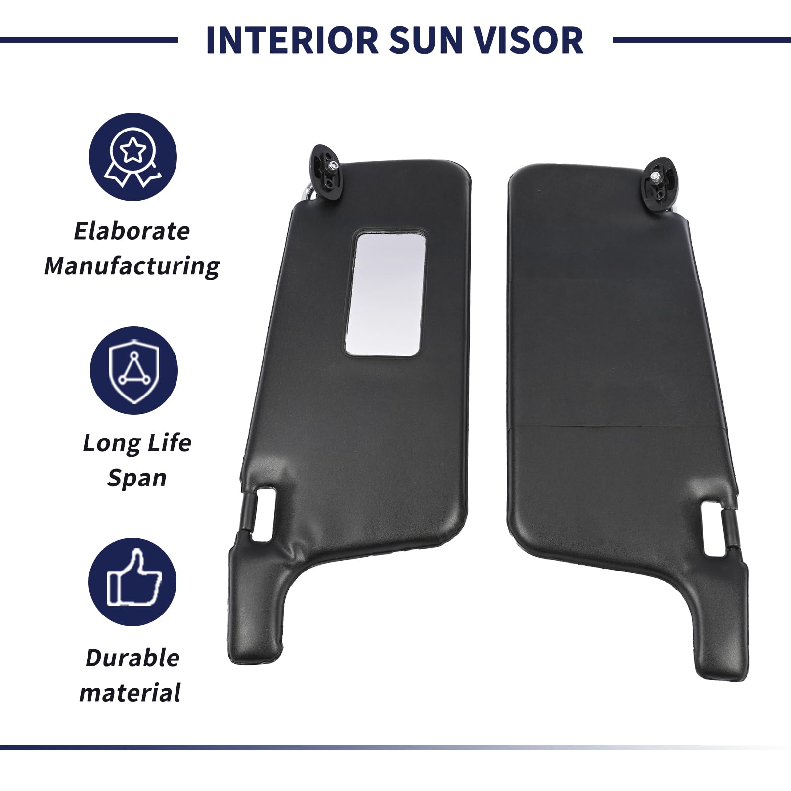 Amazon.com: Magimaker 2PCS Interior Sun Visor Sunvisor Compatible