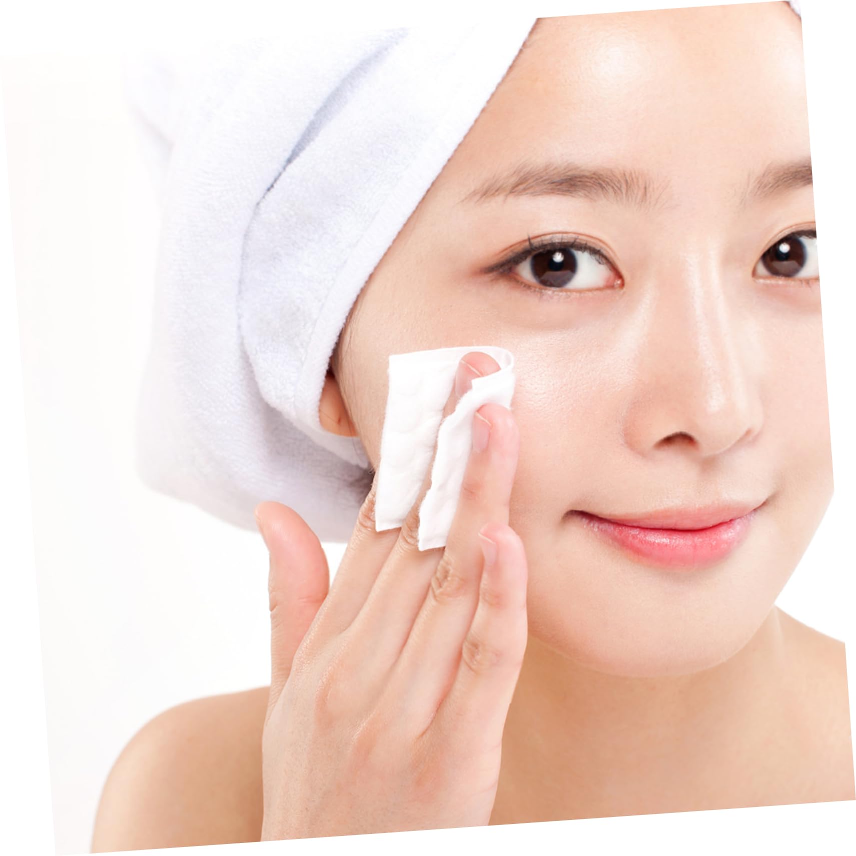 FOMIYES 5 Set Di Dischetti Detergenti Per Il Viso in Morbido Cotone Per Il Tonico Del Viso Per La Rimozione Del Trucco E Dei Pelucchi Formato Da Viaggio 20 Confezioni * 5