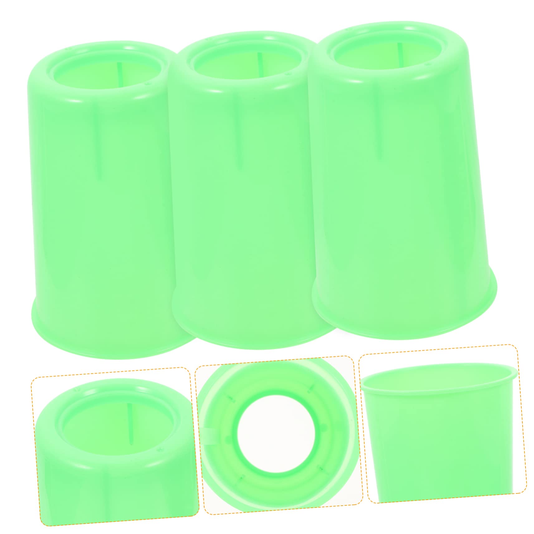 VANZACK 6Pcs Air Horns Tube for DIY Party Fun Blow Horn Maker for School Events Birthdays Sports Cheerful Atmosphere Party Supplies for Adults