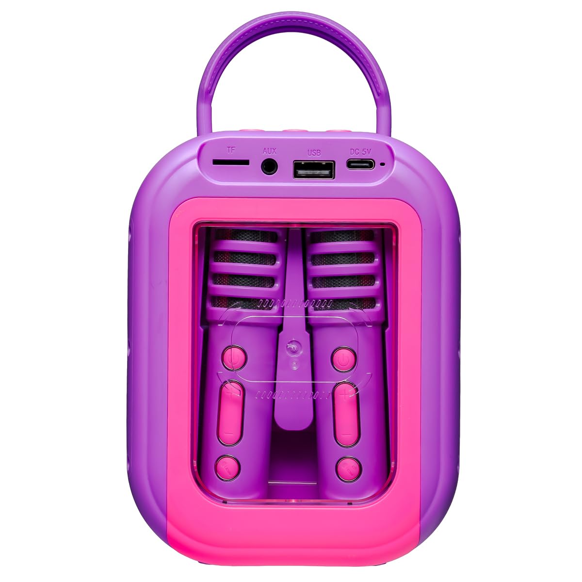 Lexibook, K-POP Academy, głośnik karaoke Bluetooth, fioletowy, BTC030KPZ