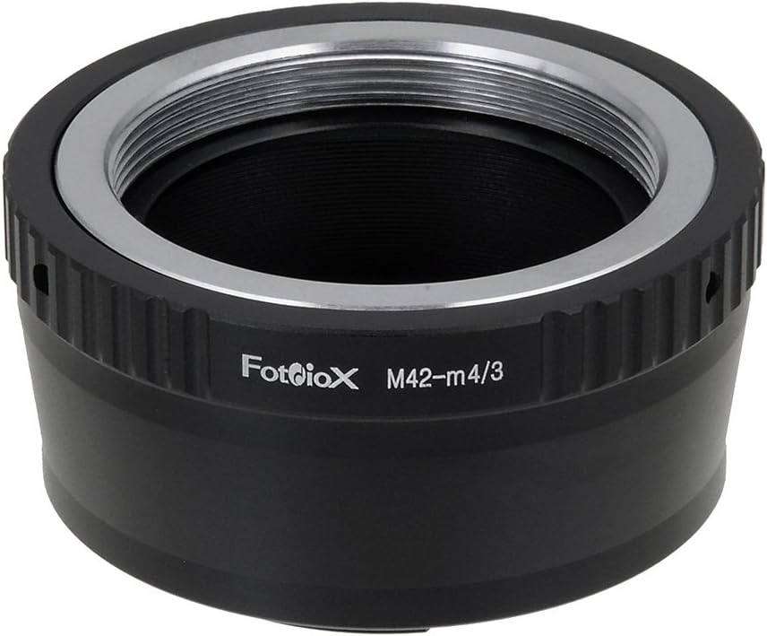 Fotodiox Lens Mount Adapter, M42 (42mm x1 Thread Screw) Lens to Micro 4/3 Olympus PEN and Panasonic Lumix Cameras