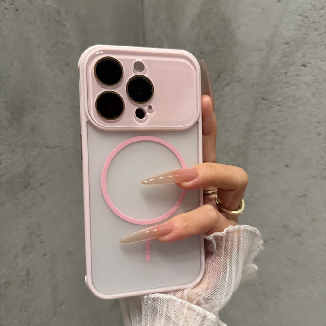 Coque silicone iPhone 16 Pro anti-choc et integrale rose - 6
