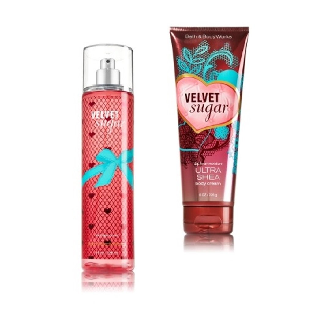 Bath & Body Works - Signature Collection - Velvet Sugar - Fine Fragrance Mist 8 Fl Oz & Ultra Shea B
