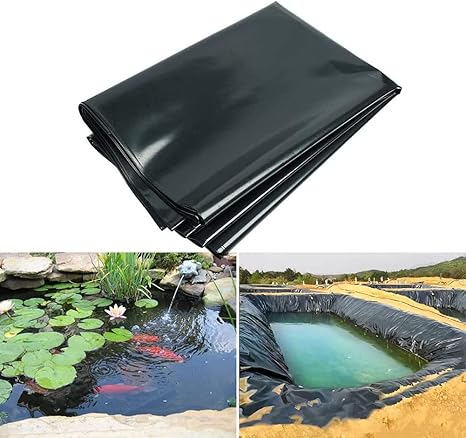 Image YOEBI Flexible Pond Liner, HDPE 6Mil Thickness Fish Pond Lining for Outdoor Ponds, Membrane 3X3m 3X5m 5X6m 6X9m 8X9m Pond Liners for Waterfall, Fish Or Koi Pond,8 * 9m Image YOEBI Flexible Pond Liner, HDPE 6Mil Thickness Fish Pond Lining for Outdoor Ponds, Membrane 3X3m 3X5m 5X6m 6X9m 8X9m Pond Liners for Waterfall, Fish Or Koi Pond,8 * 9m
