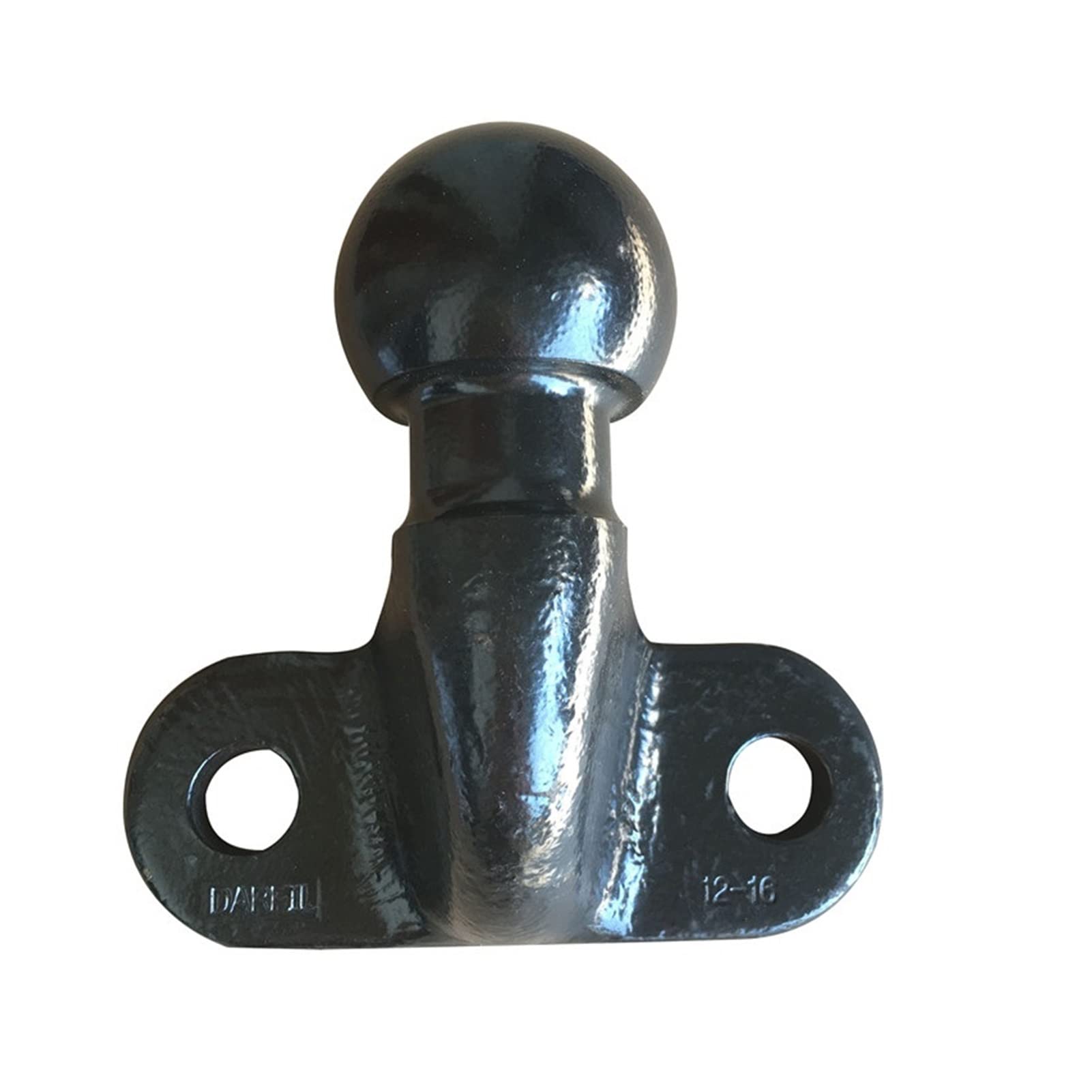 Soporte de Bola de Enganche de Remolque, Bola de Enganche Cuello Cisne Forjado 50 mm, Orificio 17, Capacidad 90 C a 3,5 T, Cromado