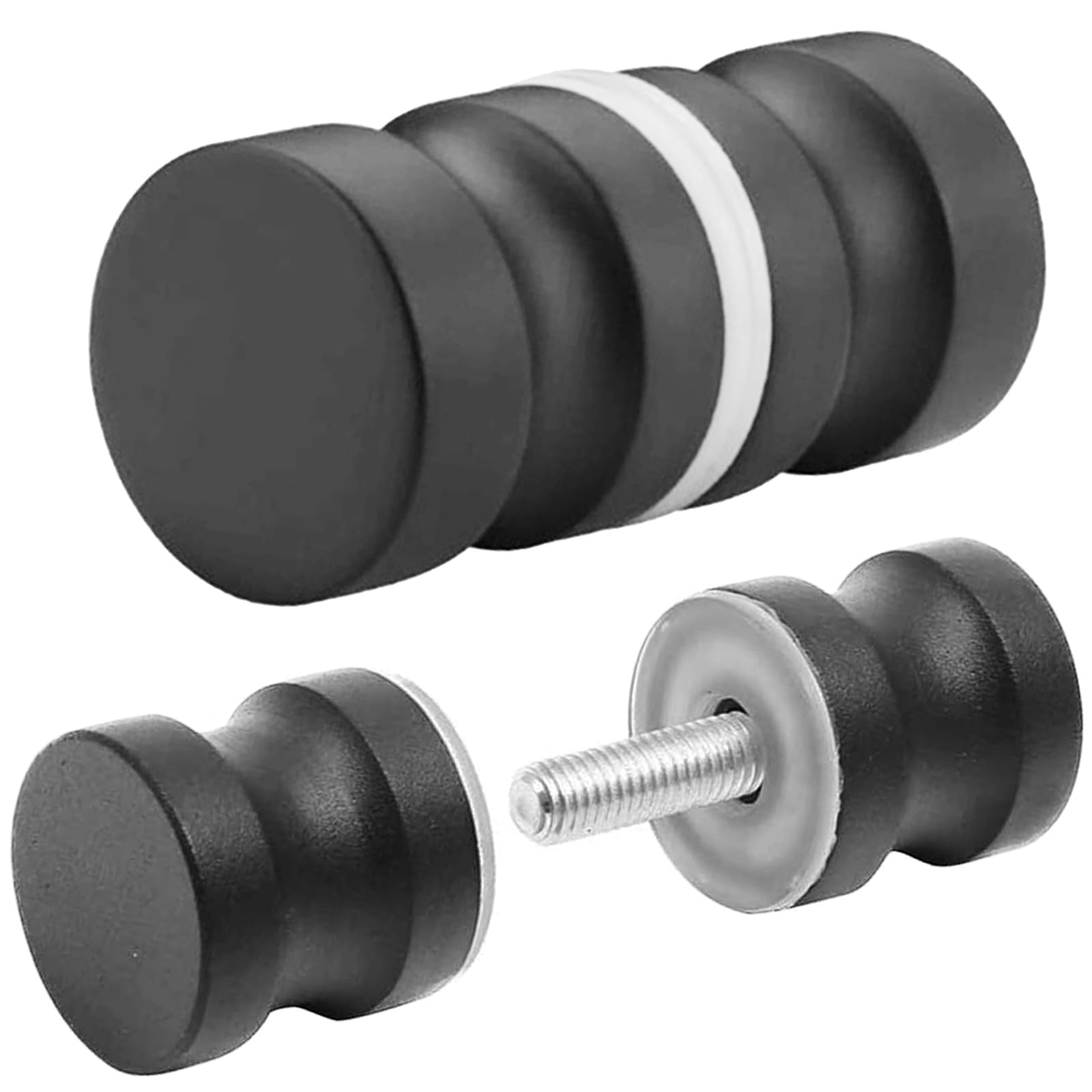 2 Pezzi Doccia Porta Pulsante,Maniglie Porte Doccia in Acciaio Inox Pomello Pomolo per Porta Doccia Pomello per Porta Pomolo per Porte Vetro Pulsante per Porta Doccia per Bagno Casa Hotel