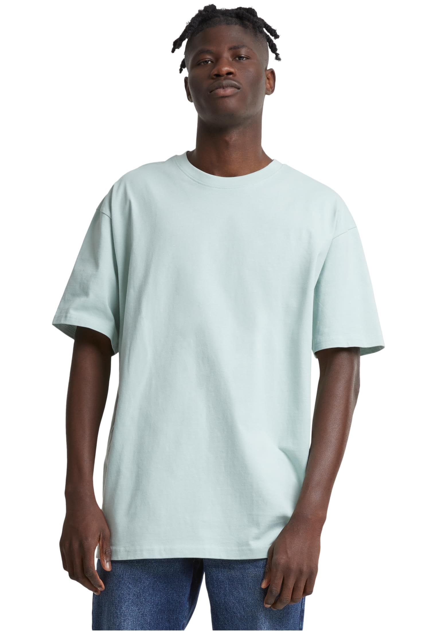 Urban Classics Men's Heavy Oversized Tee T-Shirt, Frostmint, L