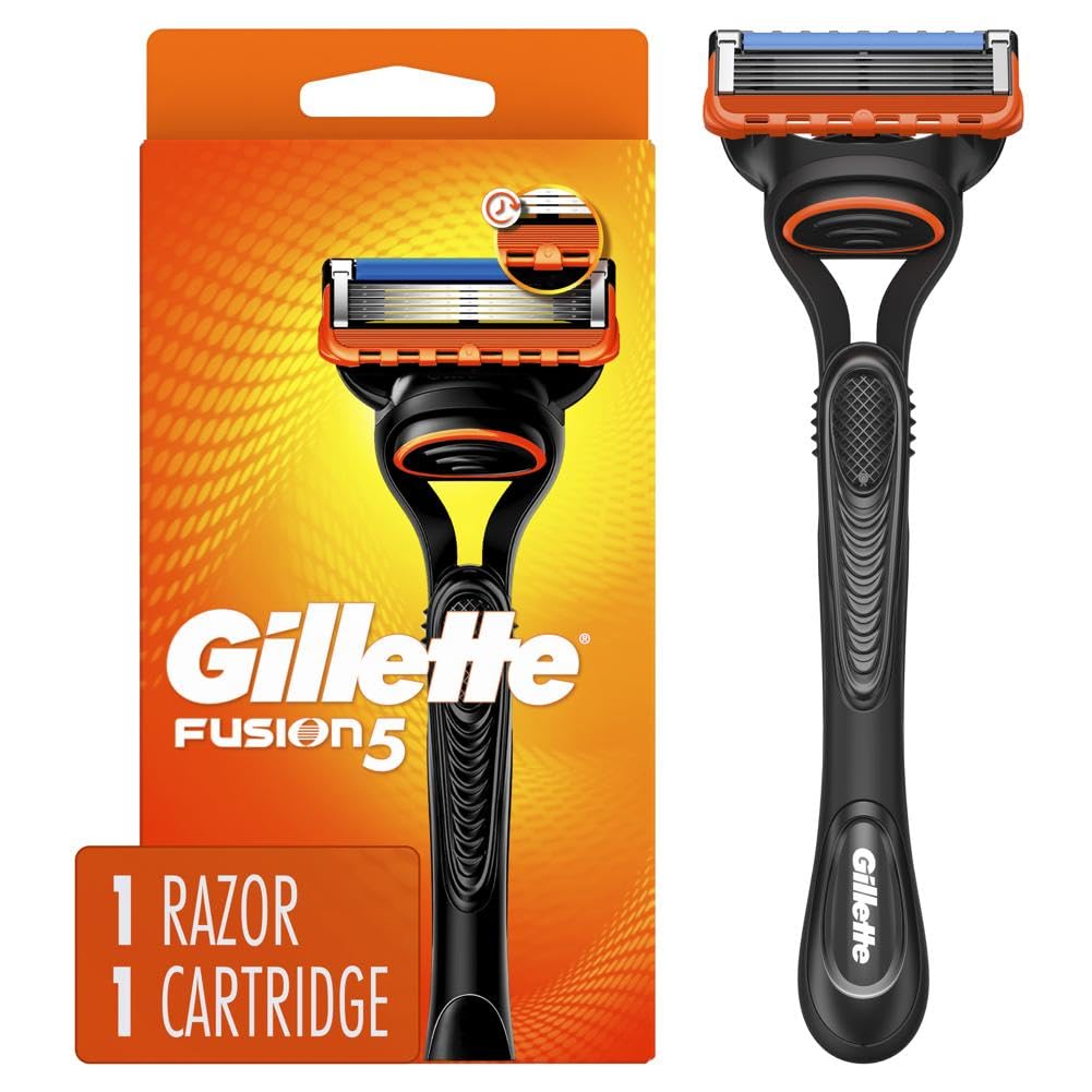 Gillette Fusion5 Razor for Men Handle 1 Razor Blade Refill - Case of 36