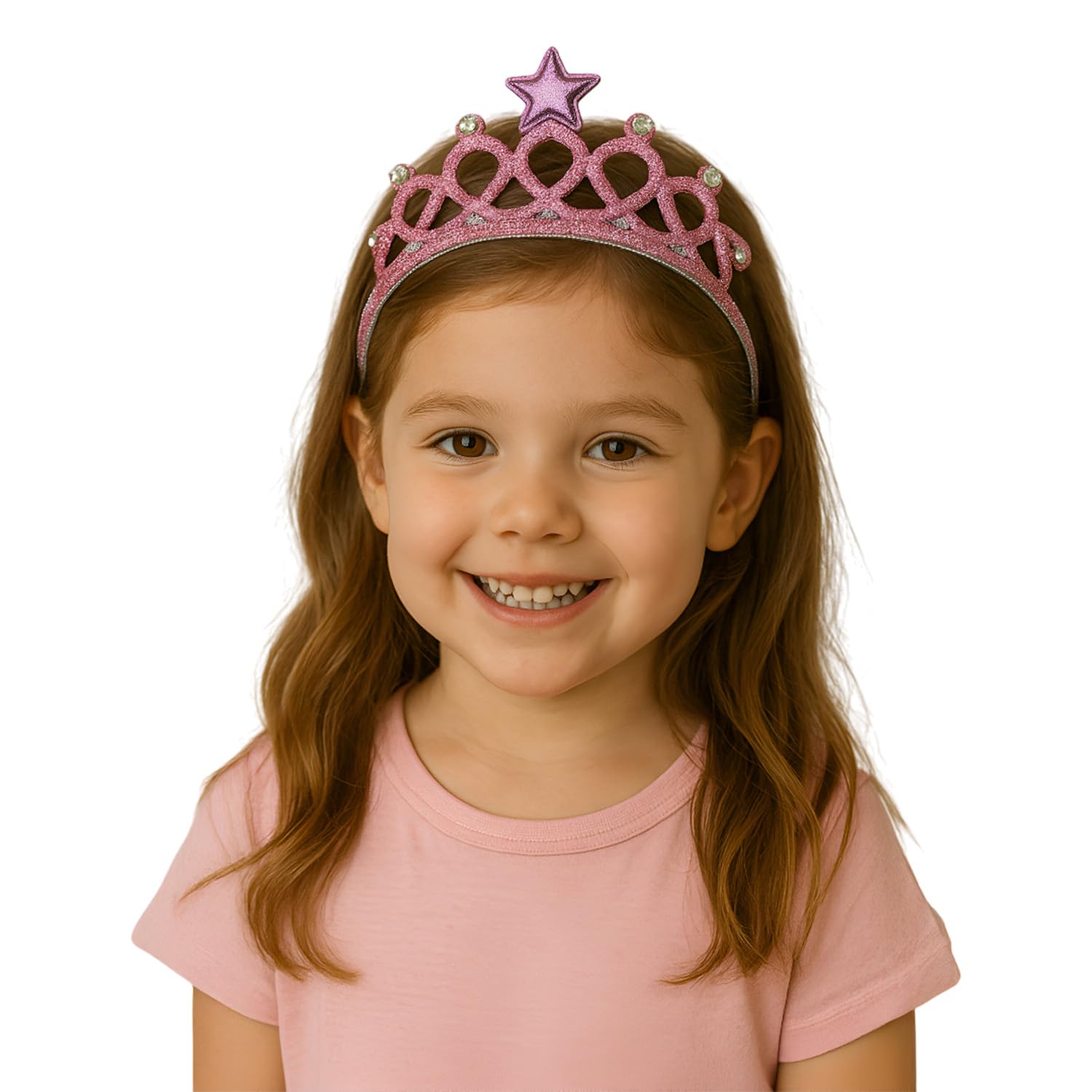 SYGA 1 Piece Children's Crown Star Hair Headband Baby Girls Photo Hair Accessories Baby Stretch Jewelry Hair Band-image-5