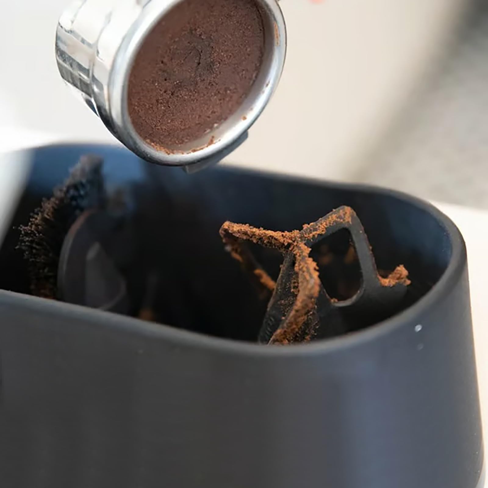 Kit de limpieza de portafiltro de café, limpiador eléctrico de cajas, recogedor de tierra, cepillo profesional para espresso, dispositivo de filtro de máquina de café para sistemas barista