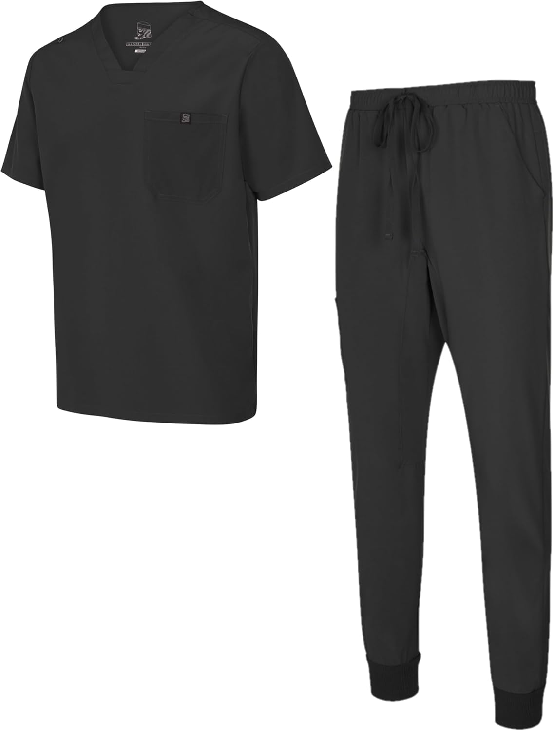 Natural Uniforms Mens Luxe Stretch Jogger Scrub Set