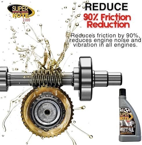 Miniatura 6 de Tratamiento de motor Superkote 2000, tratamiento de metal, súper lubricante, resistente, antifricción, tratamiento de metales del motor, lubricante,