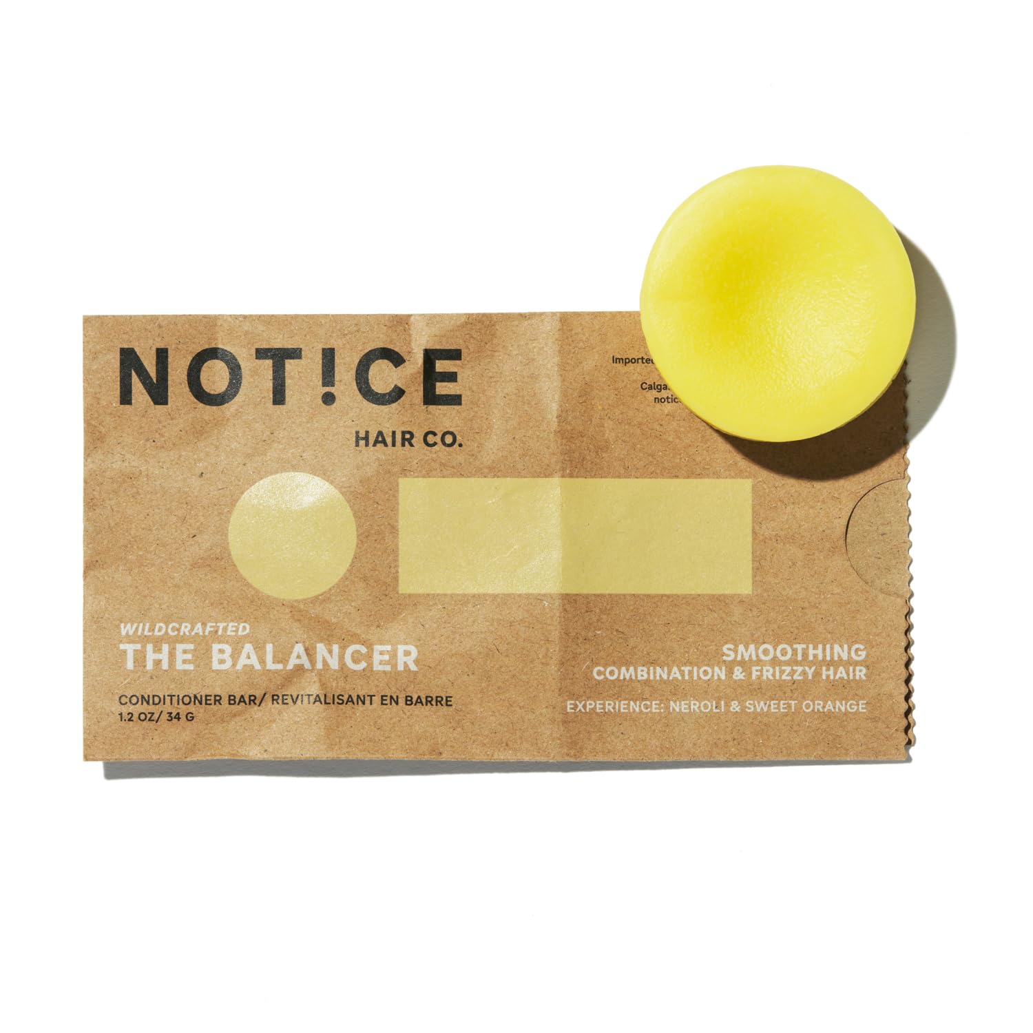 NOT!CE Hair Co. The Balancer Conditioner Bar - smoothing | combination & frizzy hair