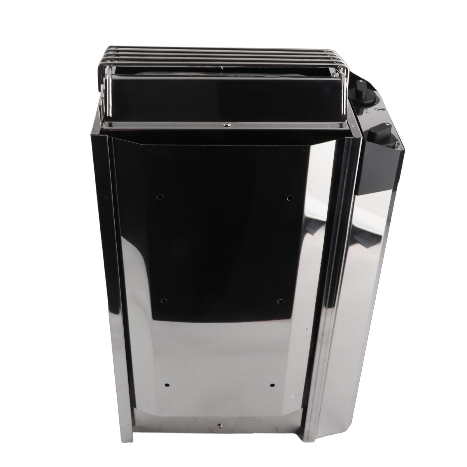 Fabater Poêle de Sauna en Acier Inoxydable 3,6 KW 230 V avec Contrôle Interne pour Pièce de 3 à 6 m³, Chauffage de Sauna électrique Anti-érosion avec Fil -Chrome de qualité Supérieure, Design